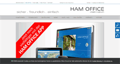 Desktop Screenshot of ham-office.de
