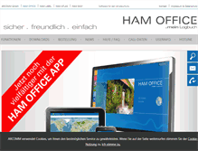 Tablet Screenshot of ham-office.de
